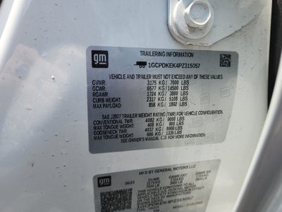 2023 Chevrolet Silverado 1500 LT