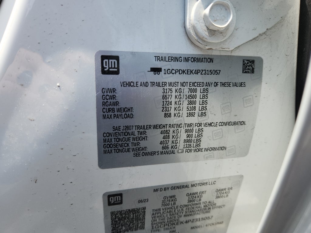 2023 Chevrolet Silverado 1500 LT