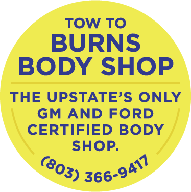 Tow to Burns Body Shop